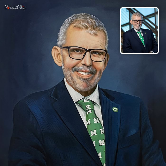 gentleman oil painting
