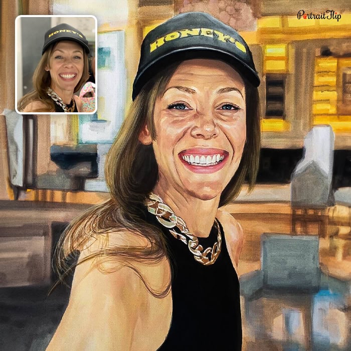 woman watercolor portrait