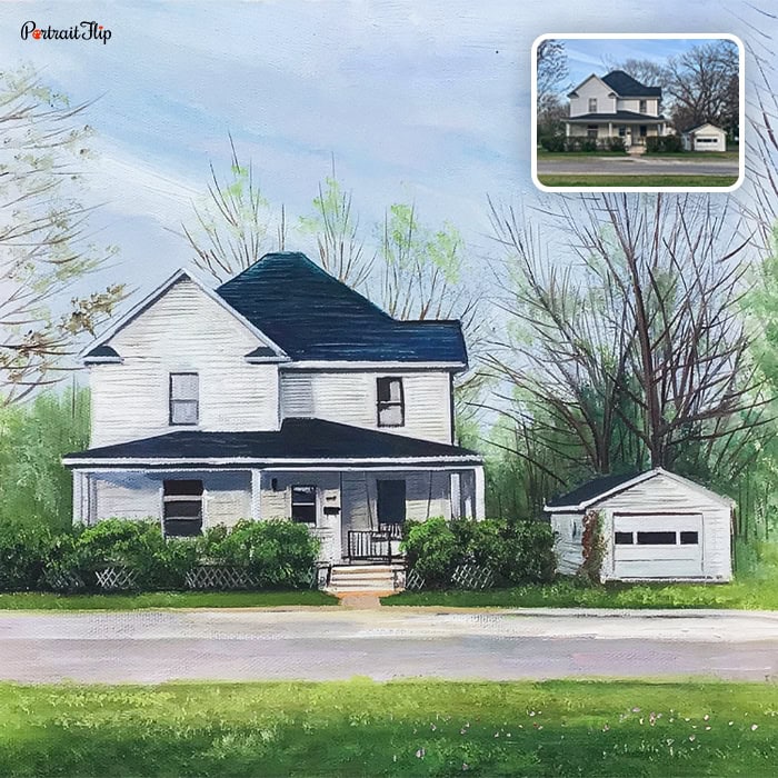 wedding venue painting