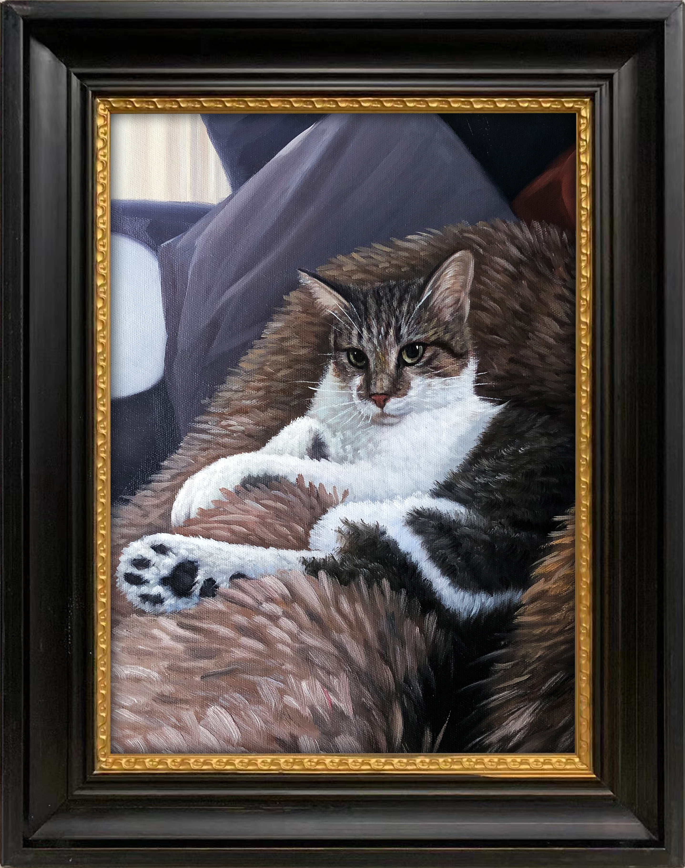 Antique Black Gold Frame